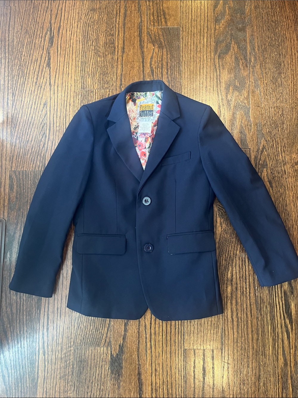 Peanut Butter kids Navy 3 piece suit.